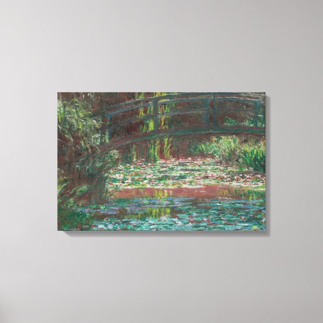 Toile Claude Monet - Eau Lily Pond (Recto)