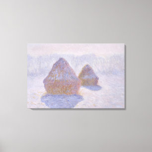 Toile Claude Monet Effet des piles de Haystacks de nei