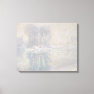 Toile Claude Monet - Flottes de glace