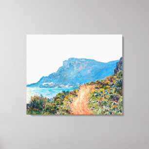 Toile Claude Monet La Corniche près de Monaco