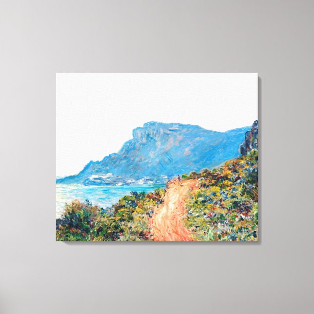 Toile Claude Monet La Corniche près de Monaco (Recto)