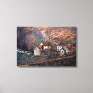 Toile Claude Monet - Le pont de Vervy