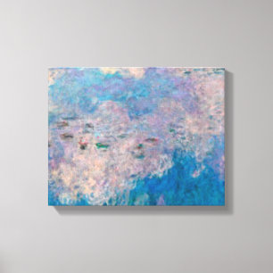 Toile Claude Monet - Les Nappes D'Eau - Les Nuages