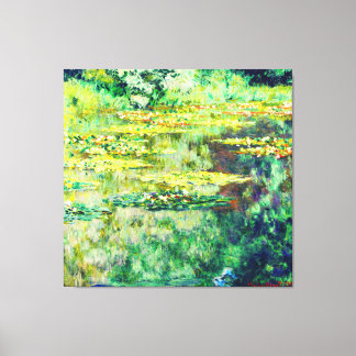 Toile Claude Monet - Lillies d'eau - Bassin des Nymphéas