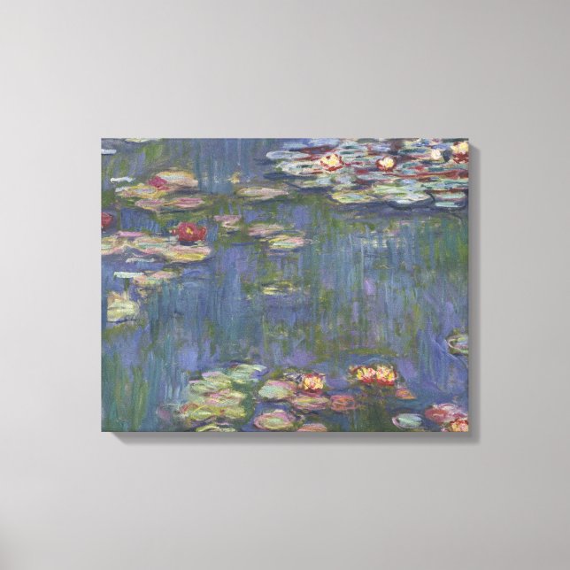 Toile Claude Monet - Lys d'eau (Recto)