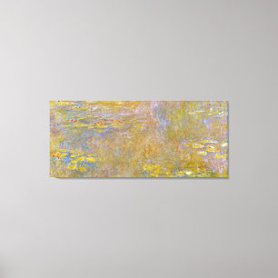 Toile Claude Monet - Lys d'Eau (Nirvana Jaune)