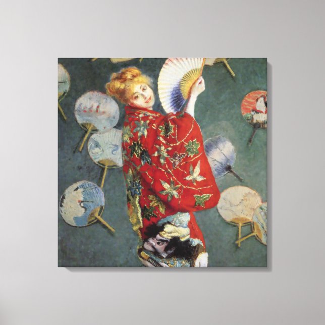 Toile Claude Monet - Madame Monet Portant Un Kimono (Recto)