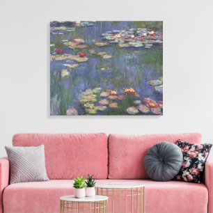 Toile Claude Monet Nymphéas