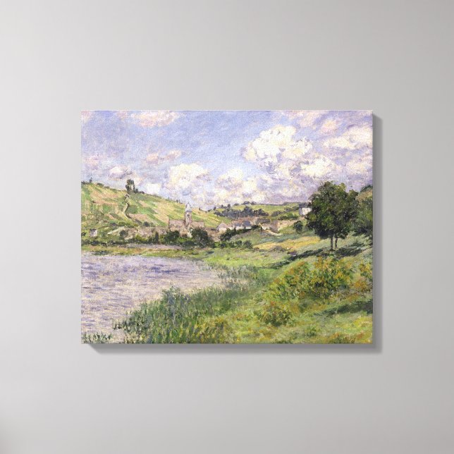 Toile Claude Monet | Paysage, Vetheuil, 1879 (Recto)