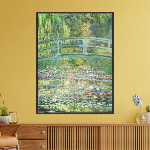 Toile Claude Monet Pont Japonais Art Nymphéa