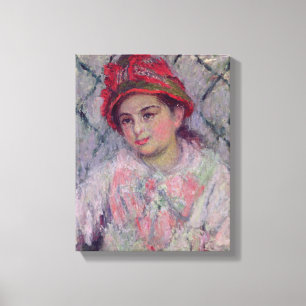 Toile Claude Monet   Portrait de Blanche Hoschede