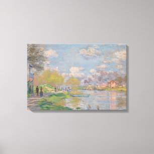 Toile Claude Monet - Printemps de la Seine