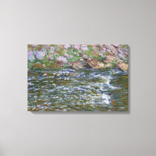 Toile Claude Monet - Rapids sur la Petite Crète