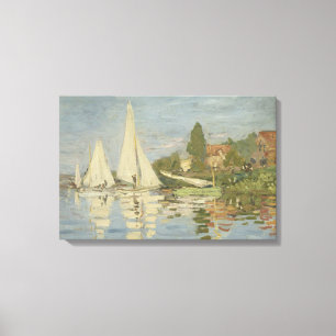 Toile Claude Monet - Regattas à Argenteuil