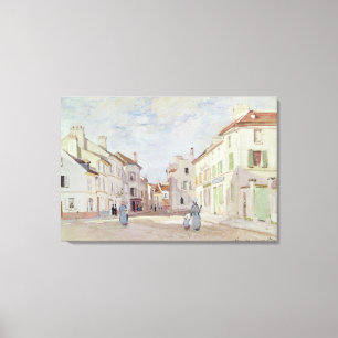 Toile Claude Monet Rue de la Chaussee à Argenteuil