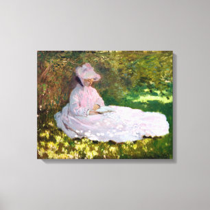 Toile Claude Monet Springtime Impressionnisme