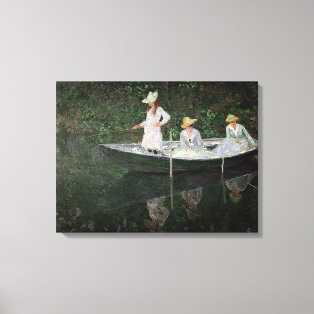Toile Claude Monet | The Boat at Giverny, c.1887 (Recto)