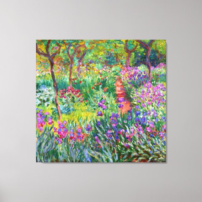 Toile Claude Monet : The Iris Garden at Giverny (Recto)