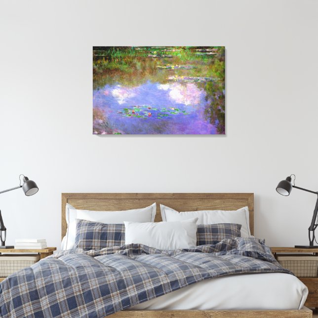 Toile Claude Monet - Water-Lilies, The Clouds, (Insitu(Chambre))