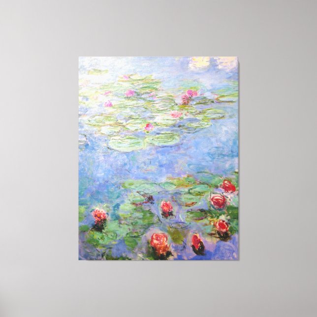 Toile Claude Monet's Water Lilies (Recto)