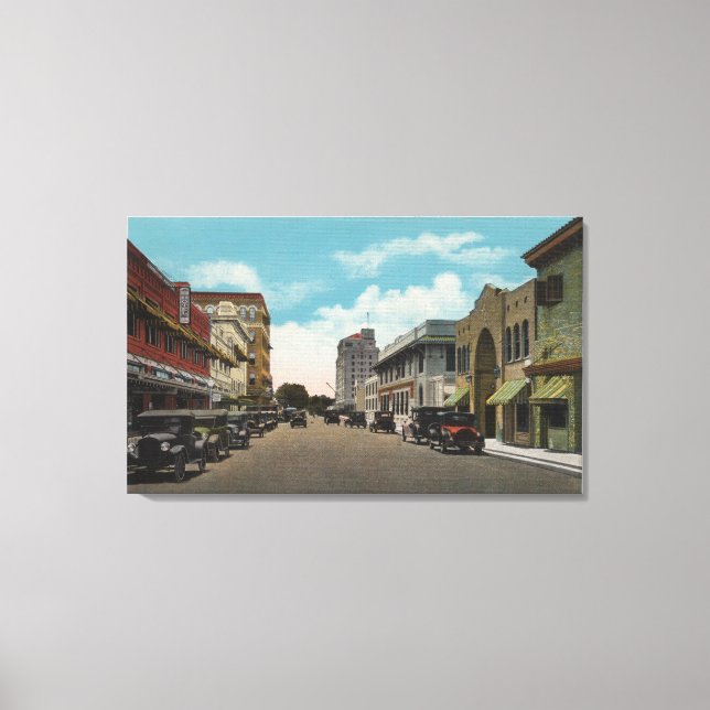 Toile Clearwater, Floride - Vue sud de Ft. Harrison (Recto)