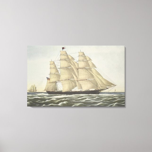 Toile Clipper Ship (Recto)