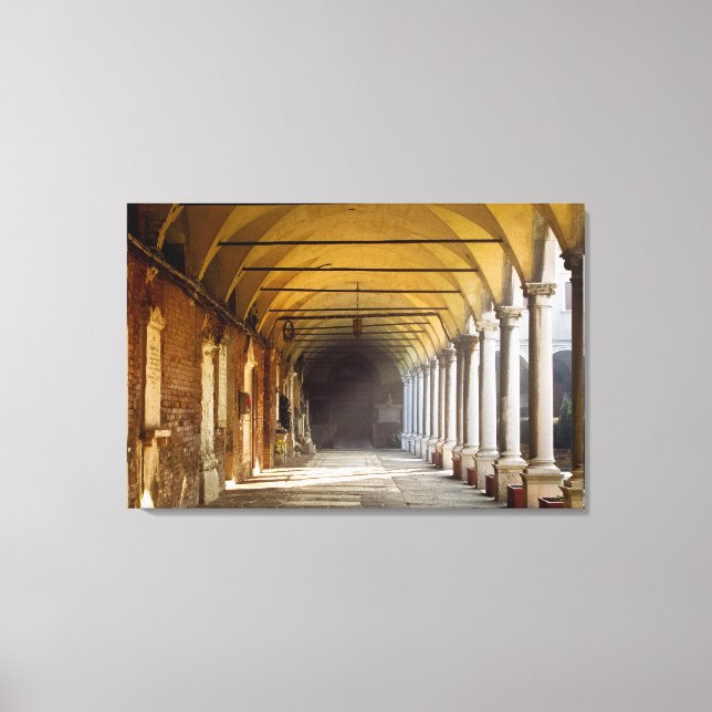 Toile CLOÎTRE DE PÈRE NOËL FOSCA, TORCELLO Canvas Art (Recto)