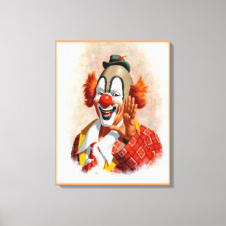 Toile clown peinture 2