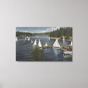Toile Club de yacht, course de voilier