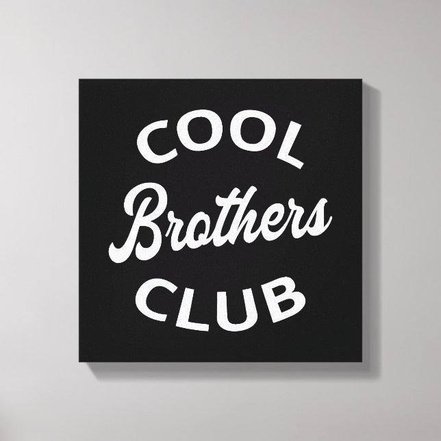 Toile Club des Frères cool I (Recto)