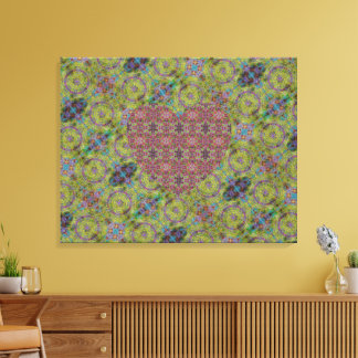 Toile Coeur Rose Negba Encore