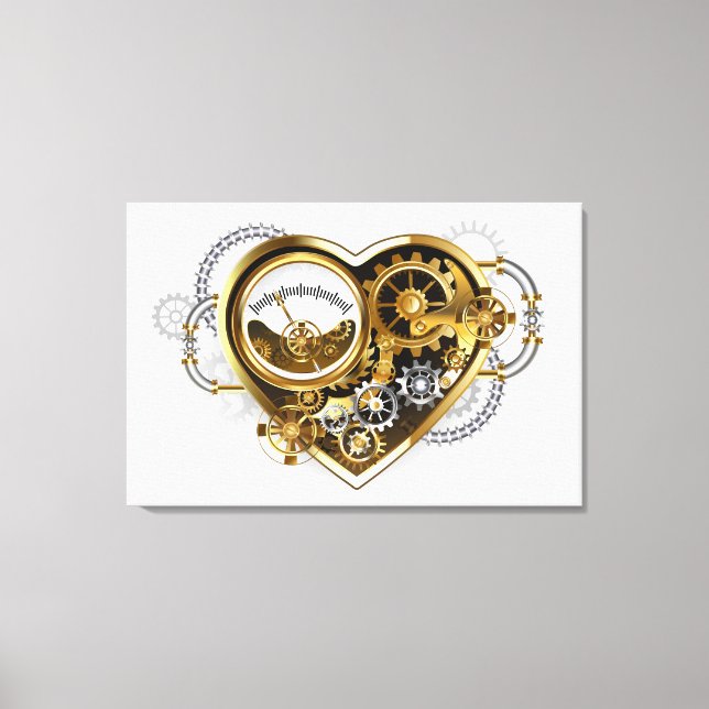 Toile Coeur vapeur avec un manomètre (Recto)