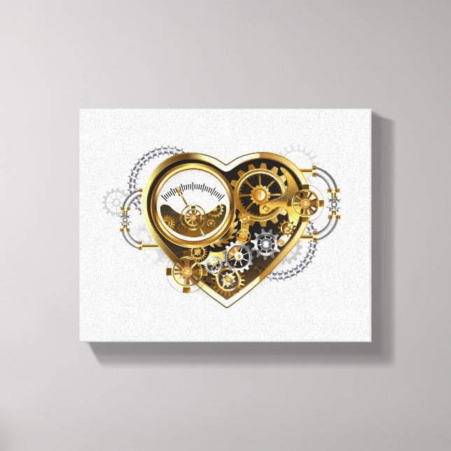 Toile Coeur vapeur avec un manomètre (Recto)