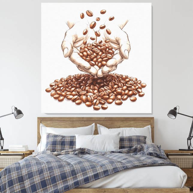 Toile Coffee Beans (Insitu(Chambre))