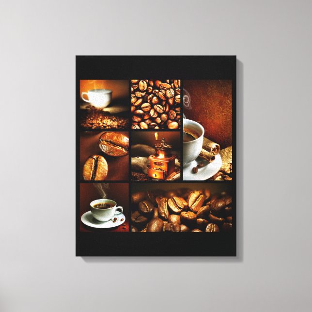 Toile Coffee Collage 2 (Recto)