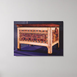 Toile Coffre de la tombe de Tutankhamun