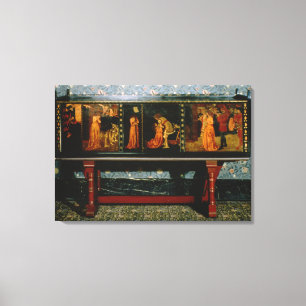 Toile Coffret de St George, 1861 (chêne avec les