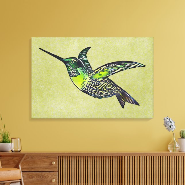 Toile Colibri (Insitu(Salon))