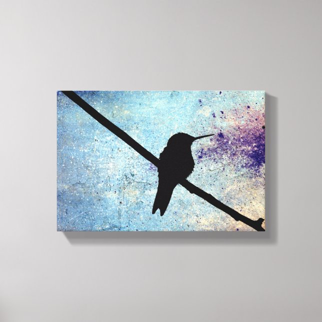 Toile Colibri de Grunge (Recto)