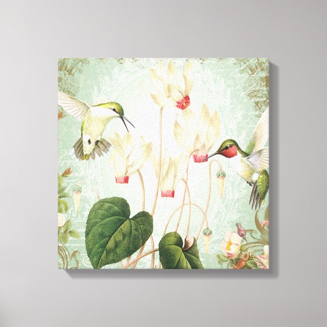 Toile Colibris Vintages (Recto)