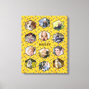 Toile Collage de photo de famille d'Instagram