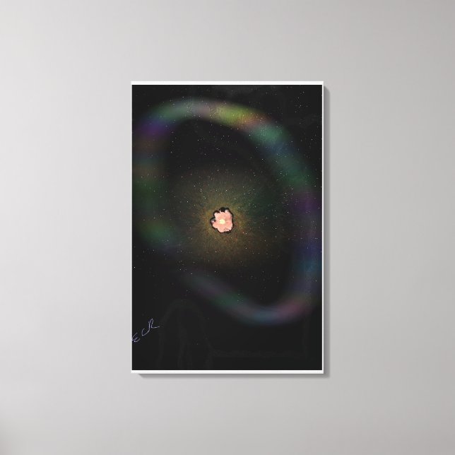Toile Collapsing Supernova, Expanding Shell Canvas Print (Recto)