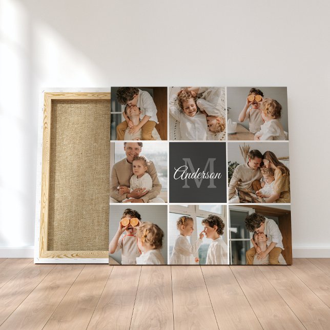 Toile Collection Famille Moderne Photo & cadeau personna (Créateur téléchargé)