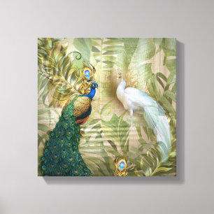Toile Collection Golden Peacock Temple Dreams