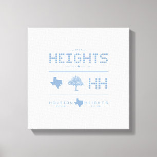 Toile Collection Heights Design, Carrelage bleu, Houston