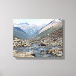 Toile Colombie-Britannique Canvas du ruisseau Glacial Ca