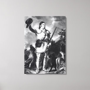 Toile Colonel Davy Crockett
