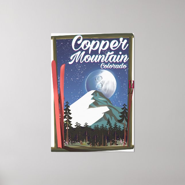 Toile Colorado poster de voyage Copper Mountain (Recto)