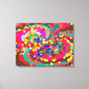 Toile Colorful Abstract Geometric art
