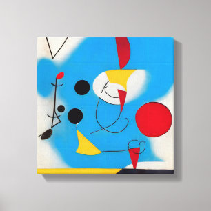 Toile Colorful Moderne Abstrait Bleu Mobile 1